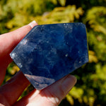 Blue Fluorite Crystal Polished Freeform Tower, Stone of Inner Truth
