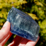 Blue Fluorite Crystal Polished Freeform Tower