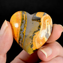 Load image into Gallery viewer, Bumblebee Jasper Heart
