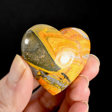 Load image into Gallery viewer, Bumblebee Jasper Heart
