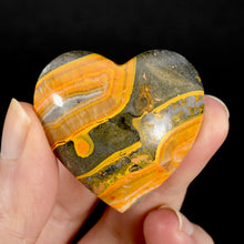 Load image into Gallery viewer, Bumblebee Jasper Heart
