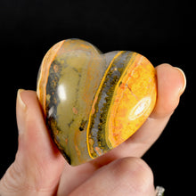 Load image into Gallery viewer, Bumblebee Jasper Heart
