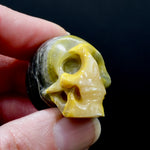 Bumblebee Jasper Carved Crystal Skull