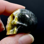 Bumblebee Jasper Carved Crystal Skull