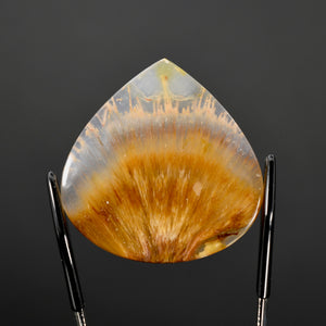 Golden Sagenite Rutile Agate Teardrop Cabochon