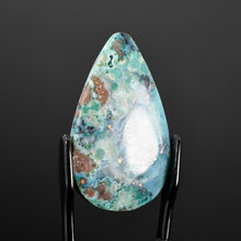 Load image into Gallery viewer, Copper Chrysocolla Teardrop Cabochon
