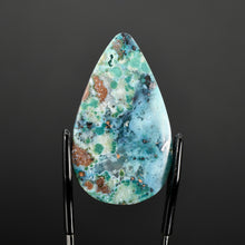 Load image into Gallery viewer, Copper Chrysocolla Teardrop Cabochon
