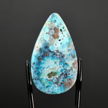 Load image into Gallery viewer, Copper Chrysocolla Teardrop Cabochon
