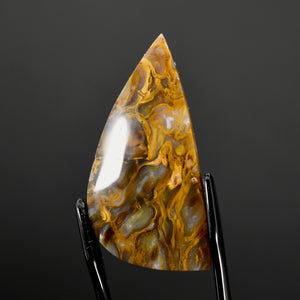 Golden Plume Agate Cabochon