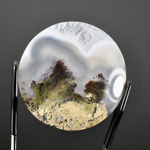 Moss Agate Round Cabochon