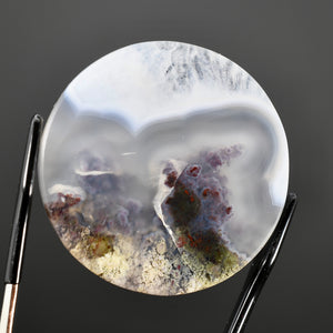 Moss Agate Round Cabochon