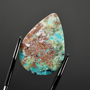 Copper Chrysocolla Teardrop Cabochon