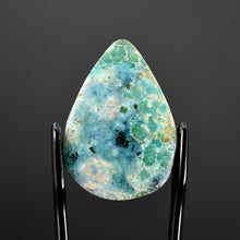 Load image into Gallery viewer, Copper Chrysocolla Teardrop Cabochon
