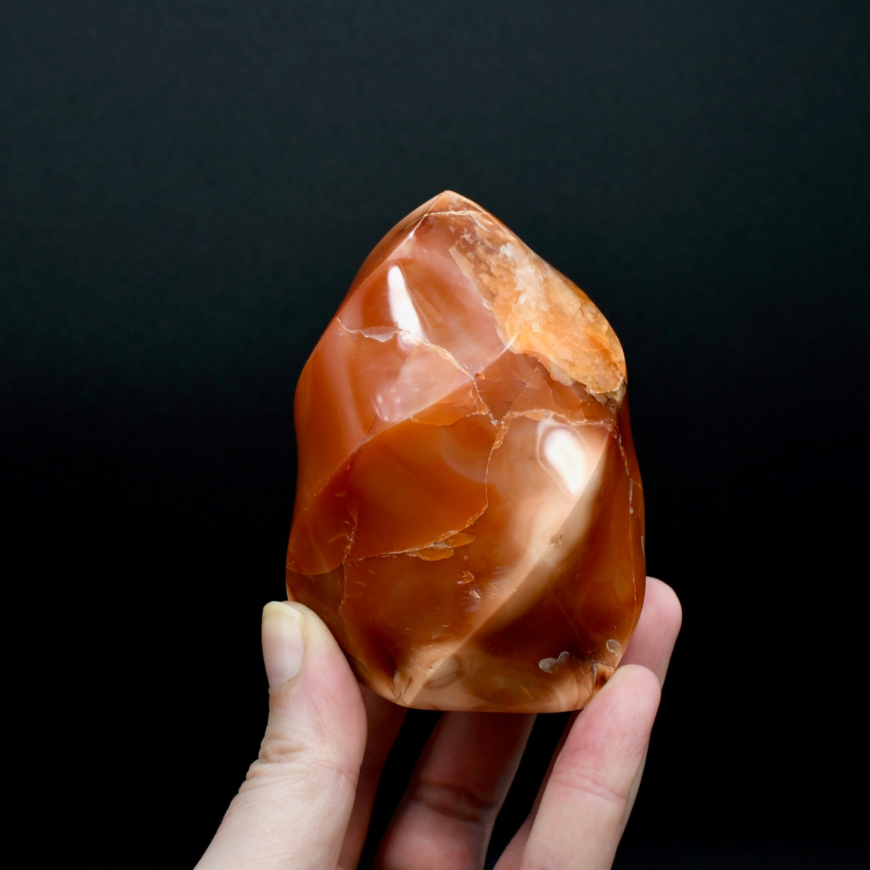 Carnelian Crystal Flame