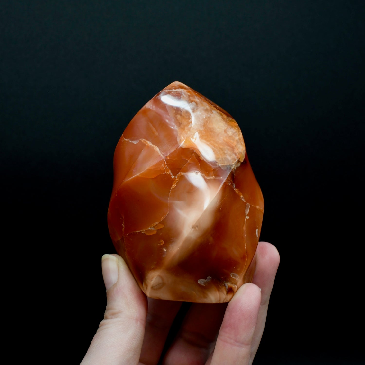 Carnelian Crystal Flame