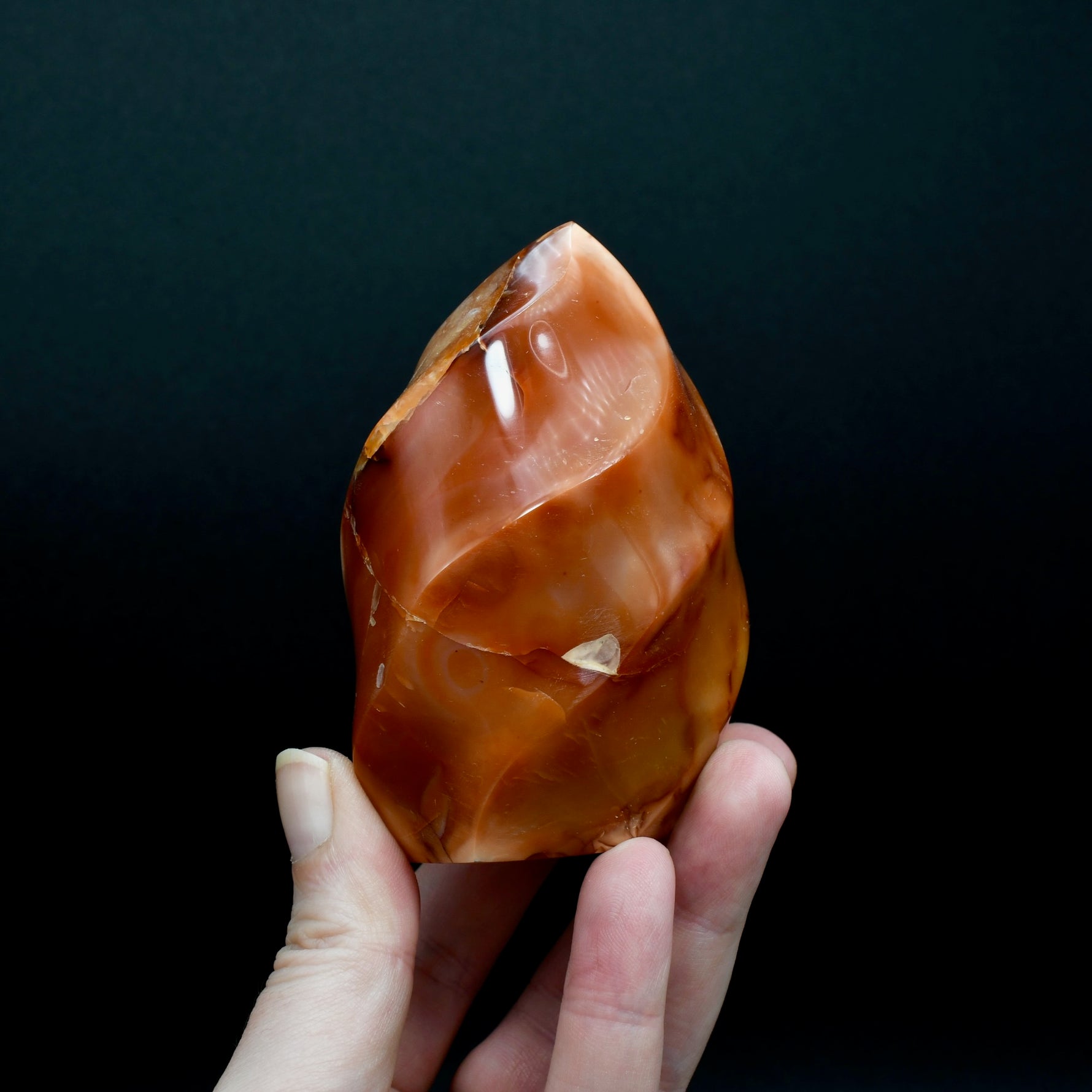 Carnelian Crystal Flame