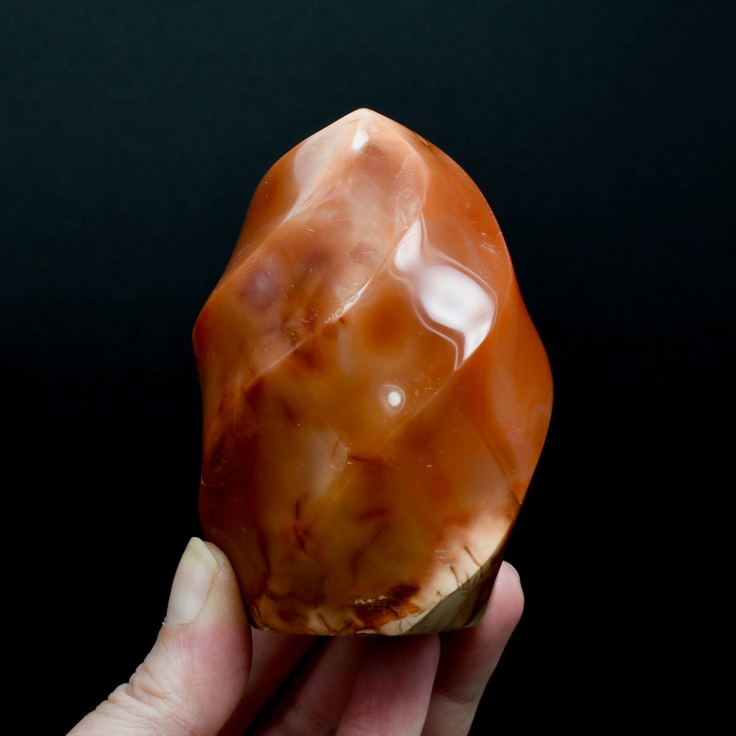 Carnelian Crystal Flame