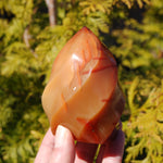 Carnelian Agate Crystal Flame Tower