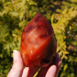 Red Carnelian Agate Crystal Flame