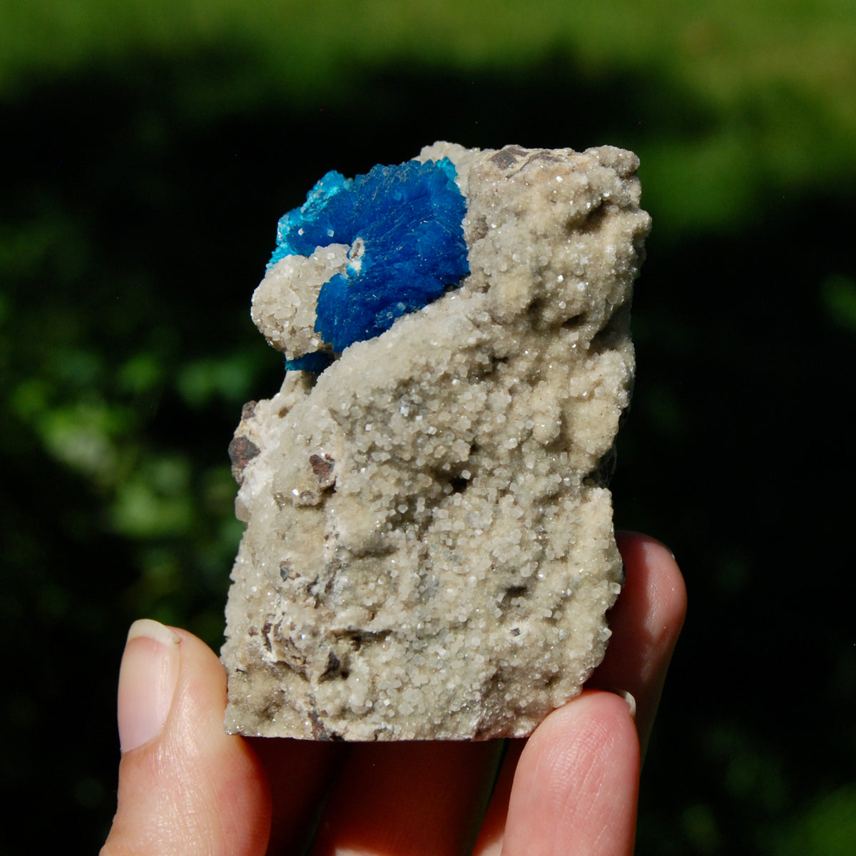 Large Cavansite Crystal Cluster - 134g Stone of Transition & Psychic Awareness