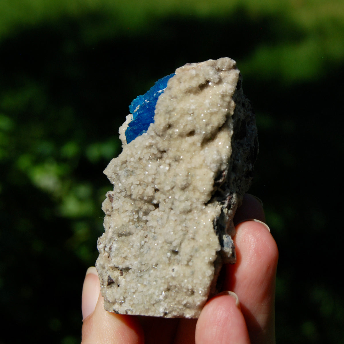 Large Cavansite Crystal Cluster - 134g Stone of Transition & Psychic Awareness