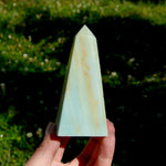 Chinese Amazonite Crystal Obelisk Tower