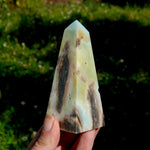 Chinese Amazonite Crystal Obelisk, Amazonite Tower