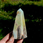 Chinese Amazonite Crystal Obelisk, Amazonite Tower