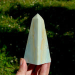 Chinese Amazonite Crystal Obelisk, Amazonite Crystal Tower