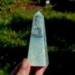 Chinese Amazonite Crystal Obelisk, Amazonite Tower