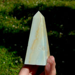 Chinese Amazonite Crystal Obelisk, Amazonite Crystal Tower