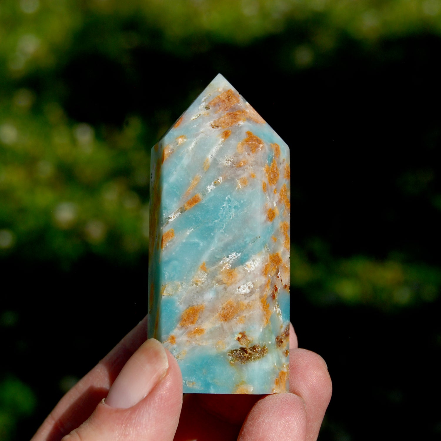 Chinese Amazonite Crystal Tower