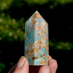 Chinese Amazonite Crystal Tower