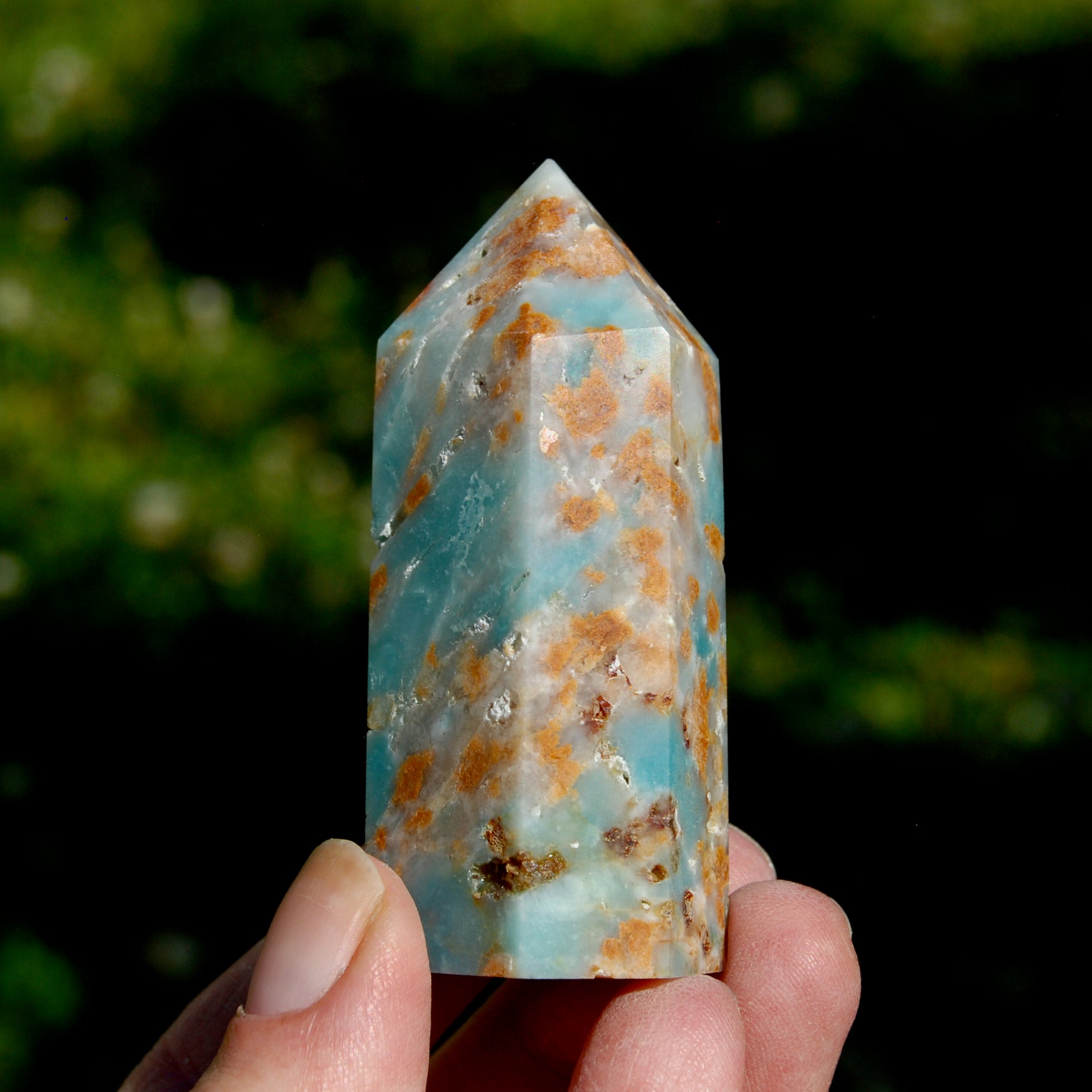 Chinese Amazonite Crystal Tower