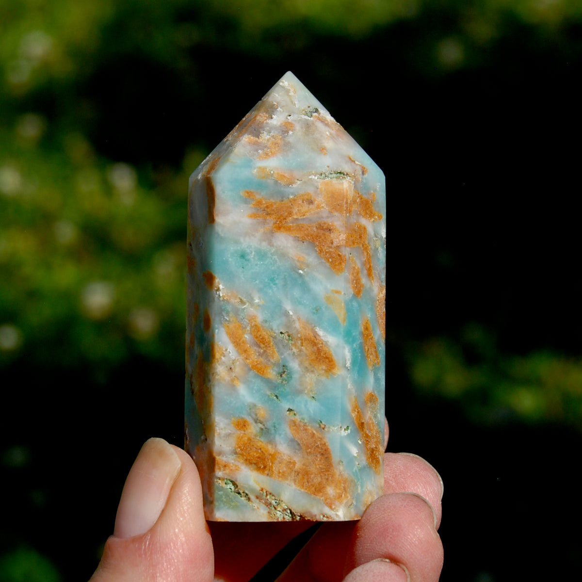 Chinese Amazonite Crystal Tower