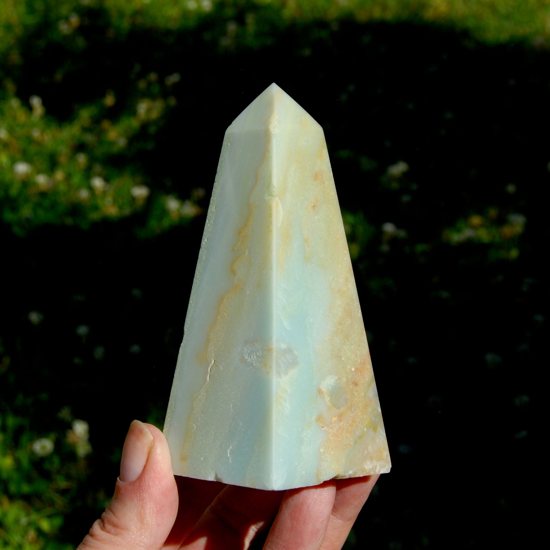 Chinese Amazonite Crystal Obelisk, Amazonite Crystal Tower