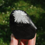 Chrysanthemum Stone Crystal Freeform Tower 