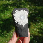 Chrysanthemum Stone Crystal Freeform Tower | Harmony & Joy Stone