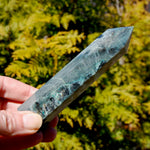 Chrysocolla Shattuckite Crystal Tower