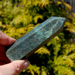 Chrysocolla Shattuckite Crystal Tower
