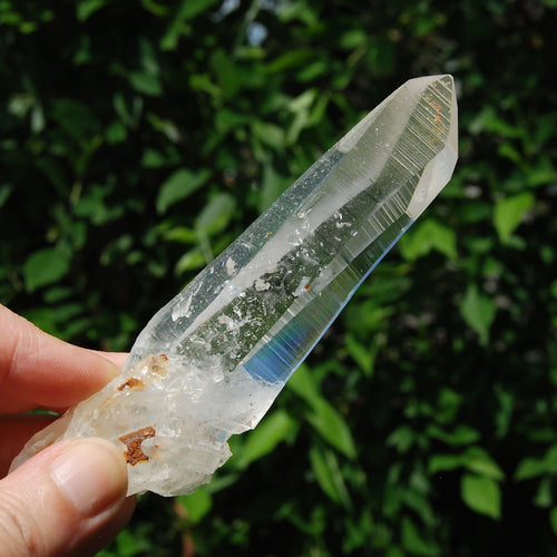 Golden Healer Lemurian Seed Quartz Crystal Cross, High Vibration Optical Quartz, Peñas Blancas, Colombia
