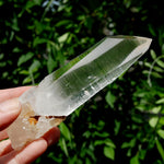 Golden Healer Lemurian Seed Quartz Crystal Cross, High Vibration Optical Quartz, Peñas Blancas, Colombia