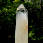XL Colombian Blue Smoke Lemurian Quartz Crystal Starbary, Trigonic Record Keeper DT ET Crystal, Columbian Blue Smoke crystal