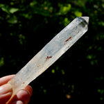 Colombian Blue Smoke Lemurian Crystal Starbary, RARE AAA Optical Quartz