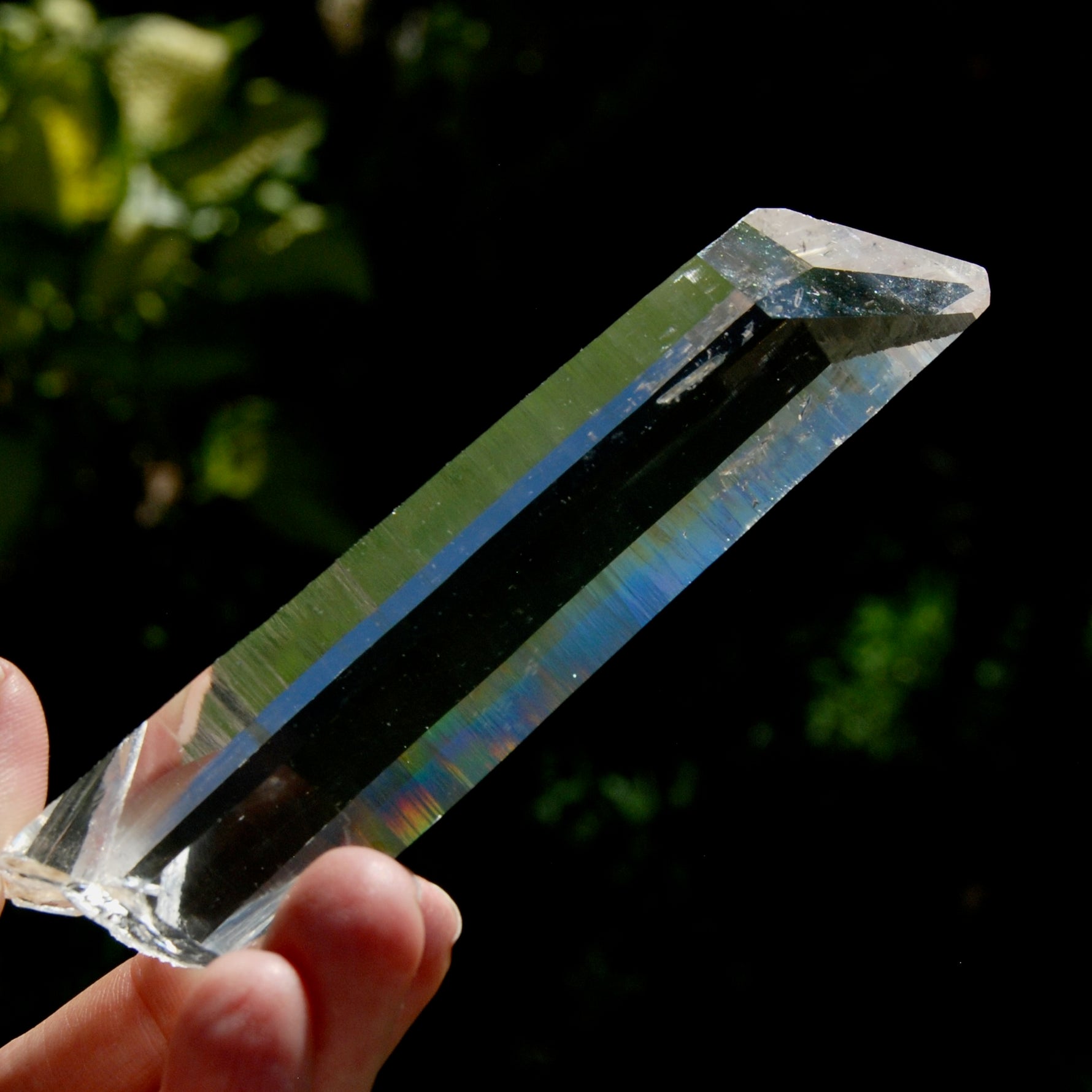 Trans Channeler Blades of Light Lemurian Crystal, 4.7" 135g Powerful Optical Quartz, Colombia