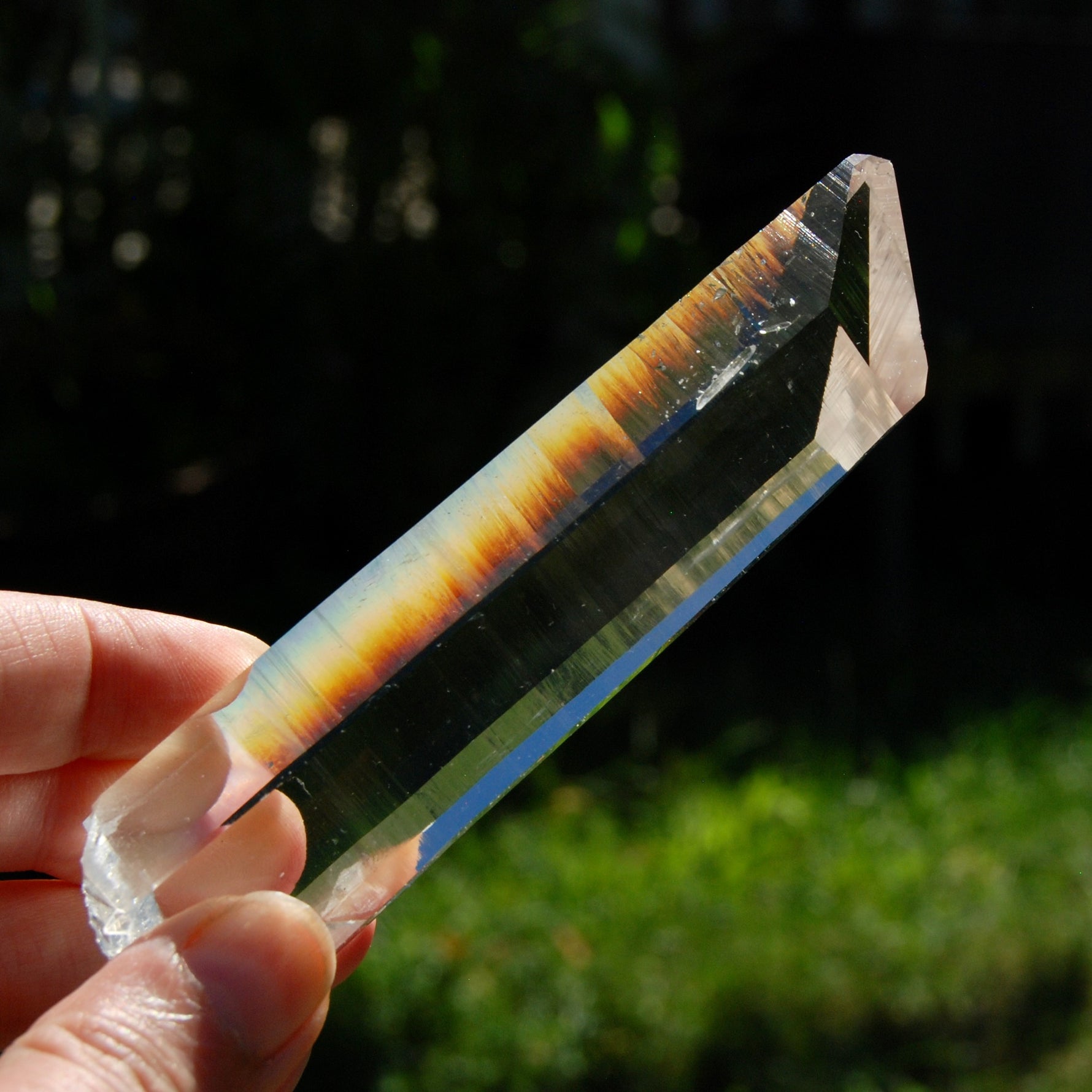 Trans Channeler Blades of Light Lemurian Crystal, 4.7" 135g Powerful Optical Quartz, Colombia