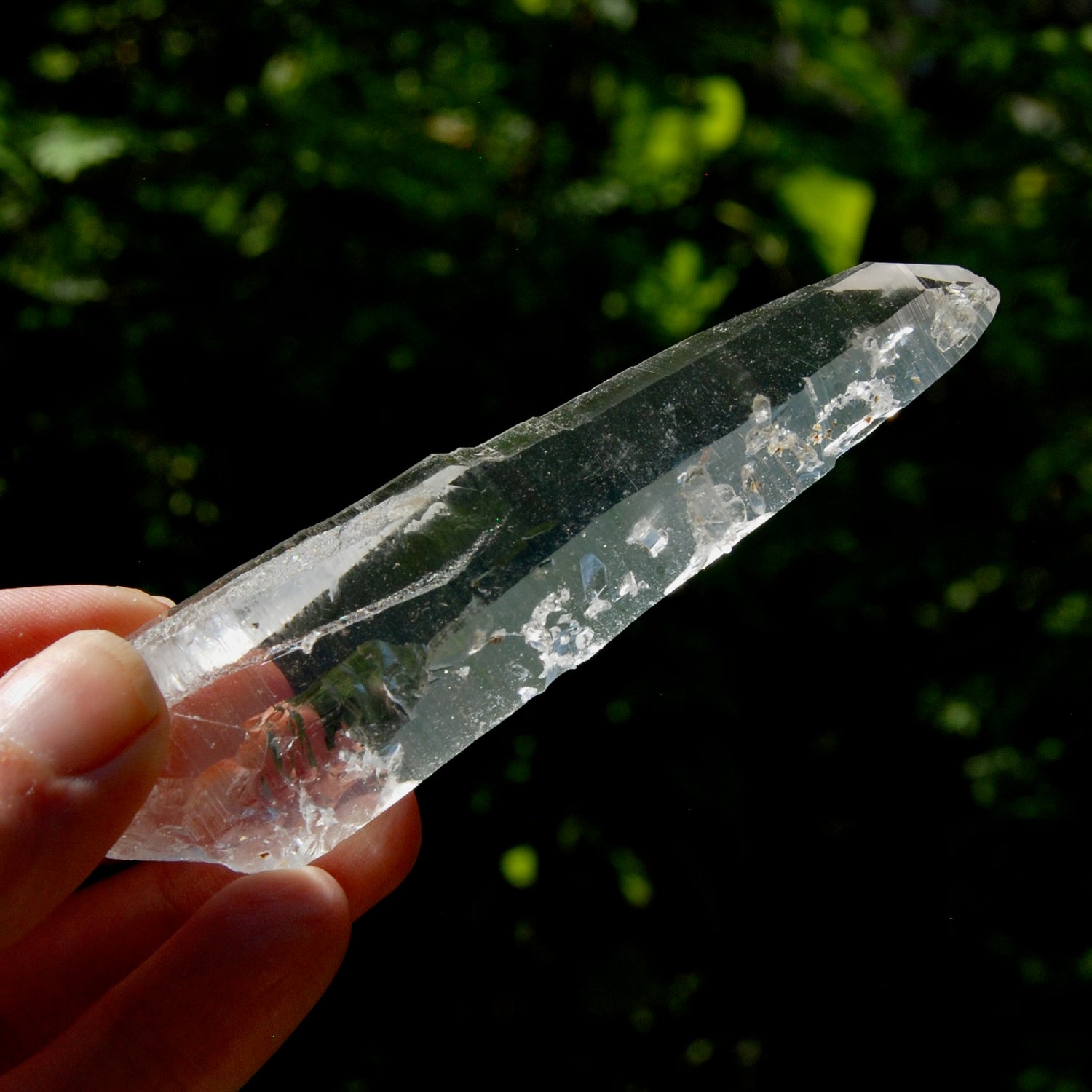 Colombian Lemurian Seed Crystal Laser, Isis Face Optical Quartz
