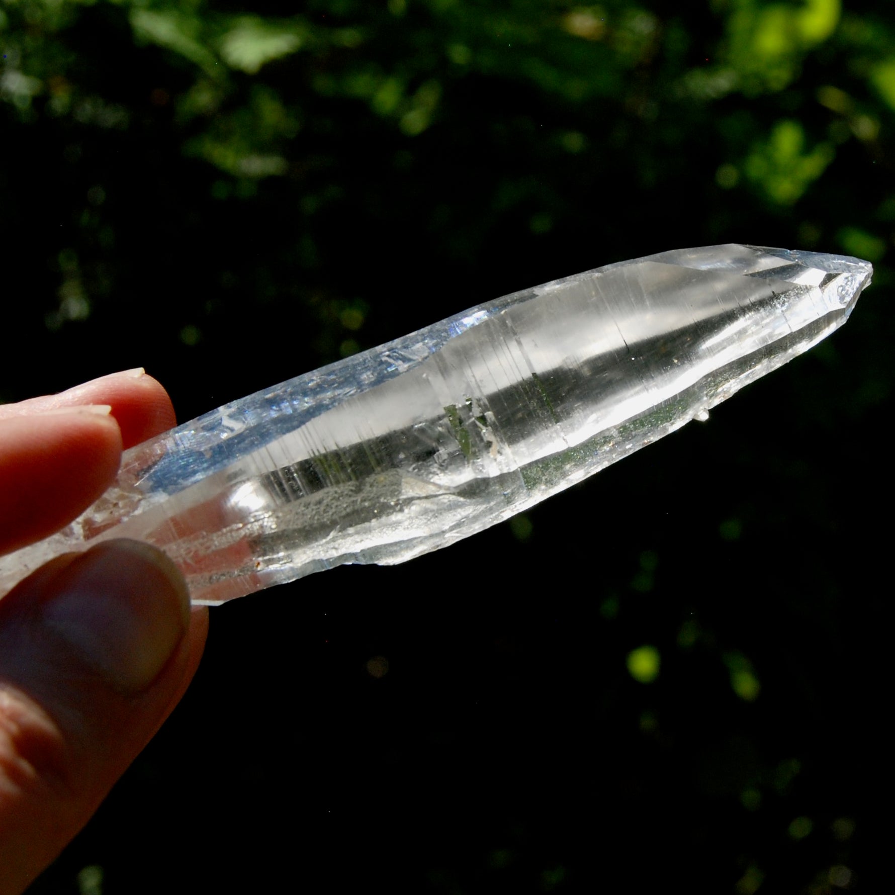 Colombian Lemurian Seed Crystal Laser, Isis Face Optical Quartz