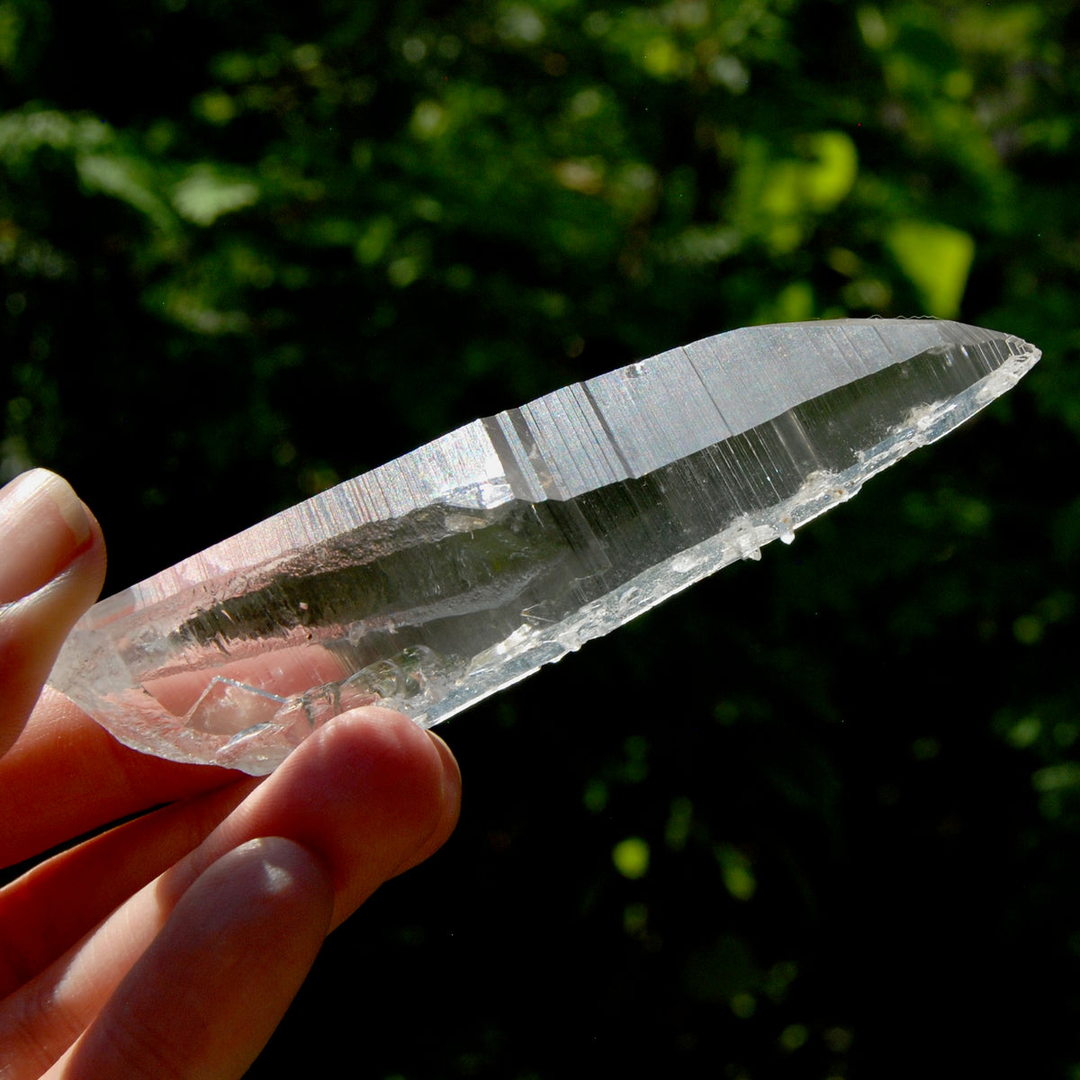Colombian Lemurian Seed Crystal Laser, Isis Face Optical Quartz