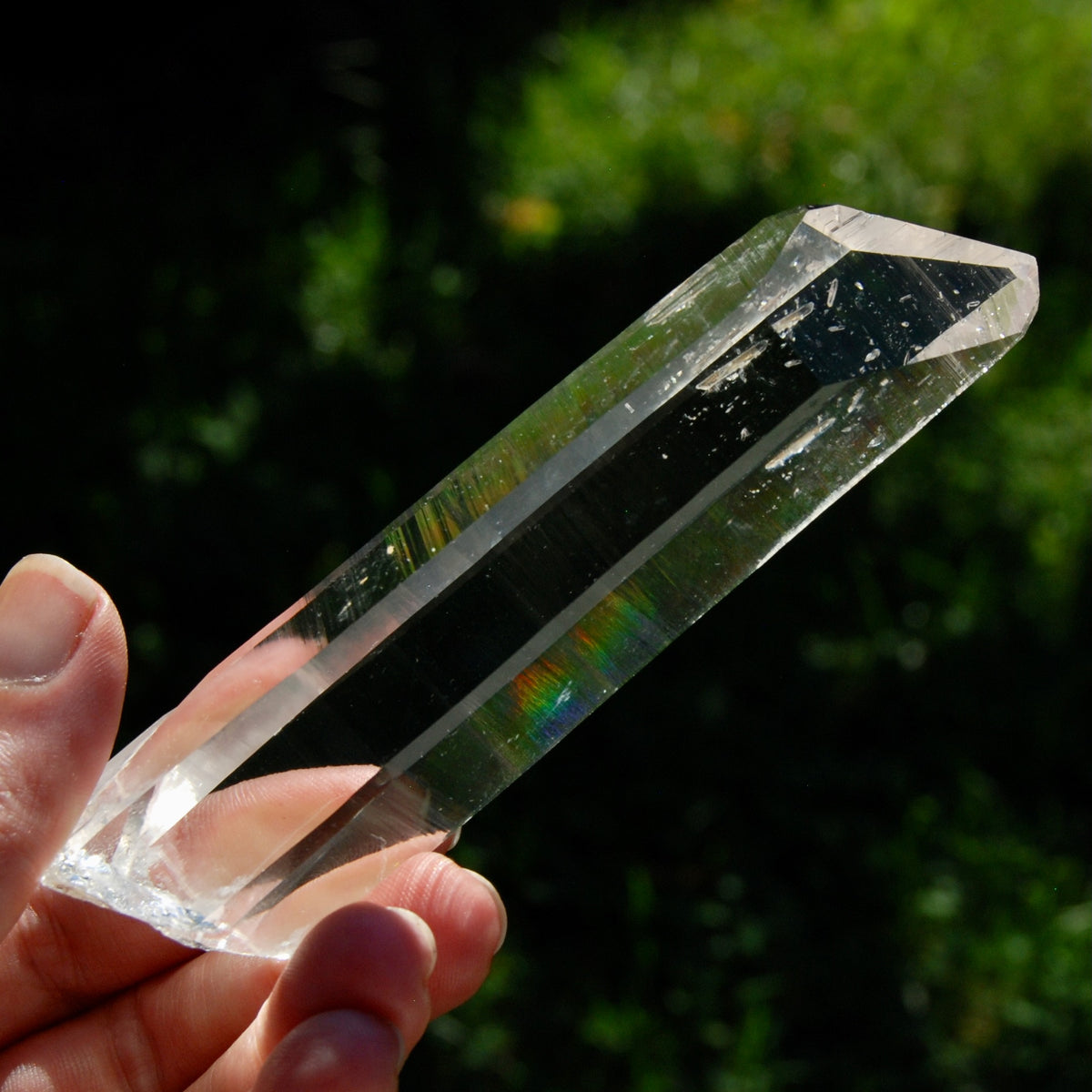 Trans Channeler Blades of Light Lemurian Crystal, 4.7" 135g Powerful Optical Quartz, Colombia